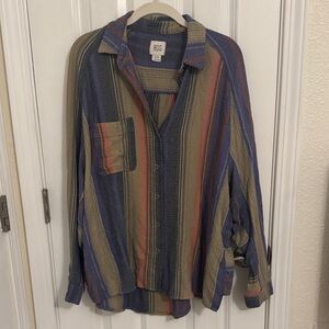 Urban Outfitters (BDG) | S Colorful Striped Casual Shirt